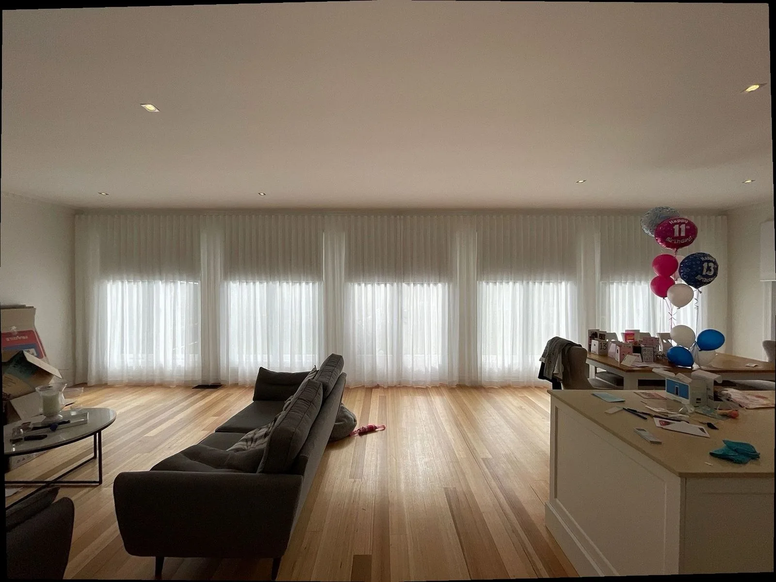 Sheer curtains