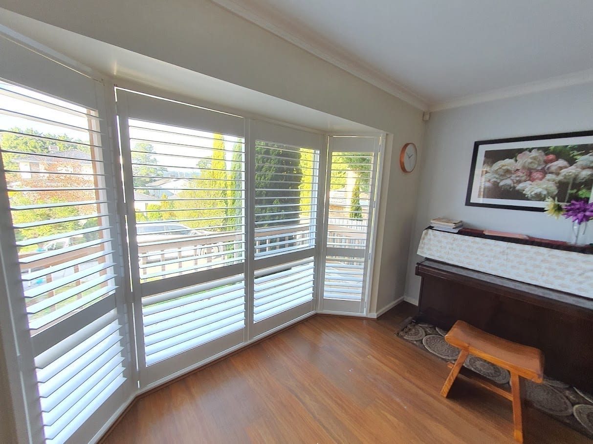 We Inspire plantation shutters in a Melbourne residential office