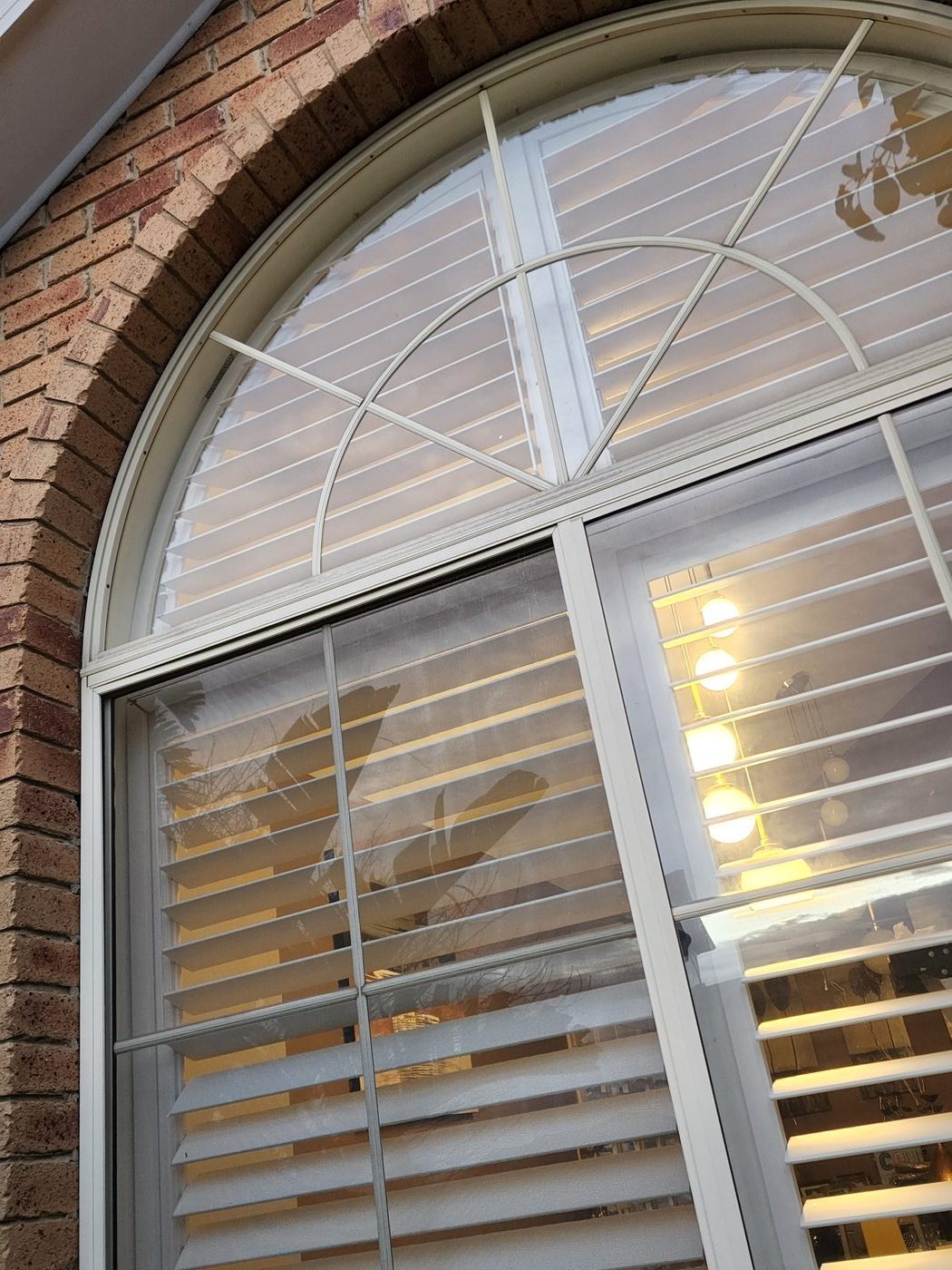 Plantation shutters in a outdoor area — Melbourne apartment