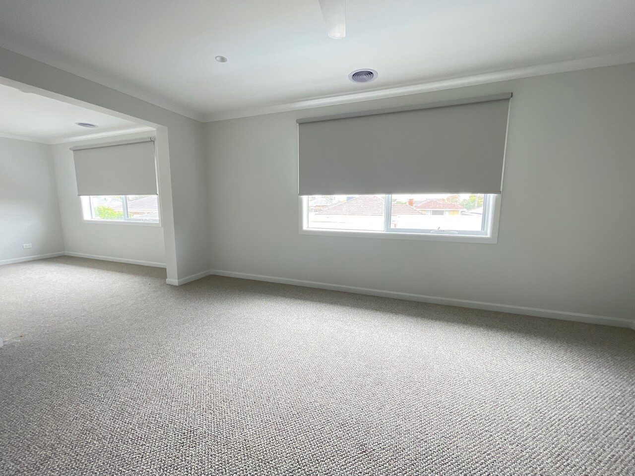 We Inspire roller blinds installed in a Melbourne bedroom