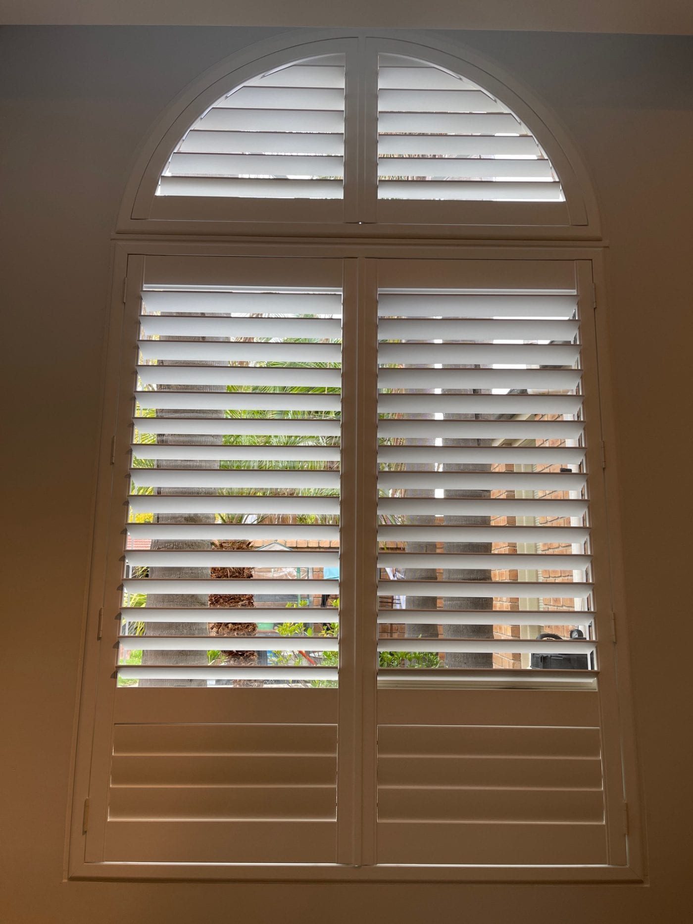We Inspire plantation shutters in a modern Melbourne kitchen