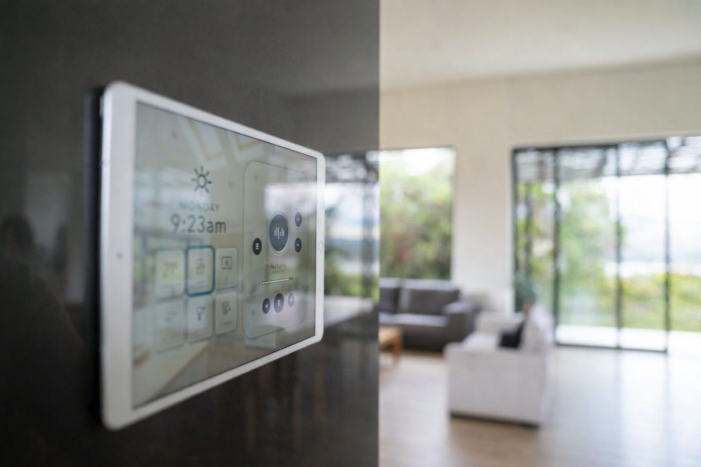 Smart home automation system controlling blinds Melbourne