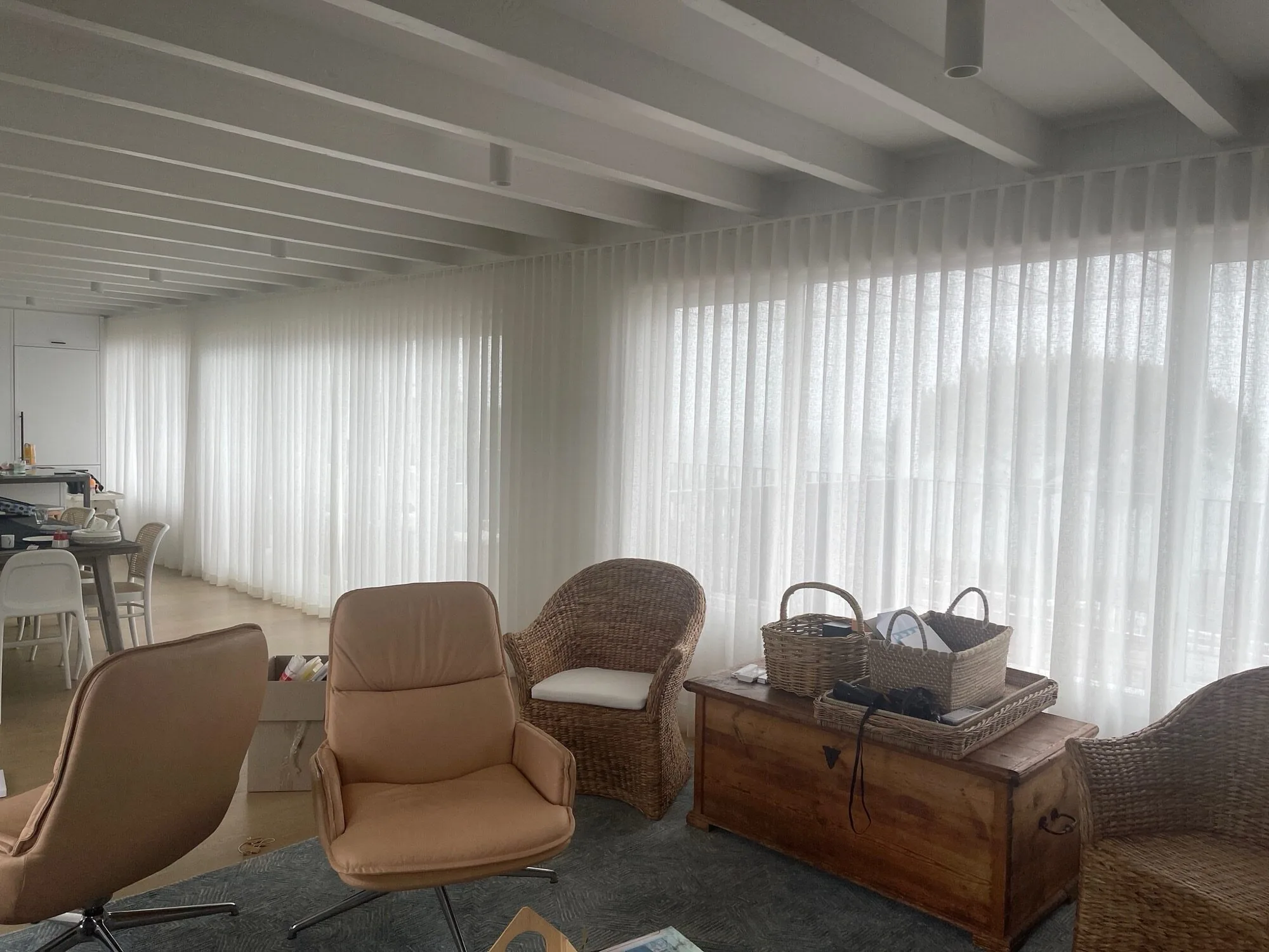 Sheer blinds preserving bay views in Mount Martha