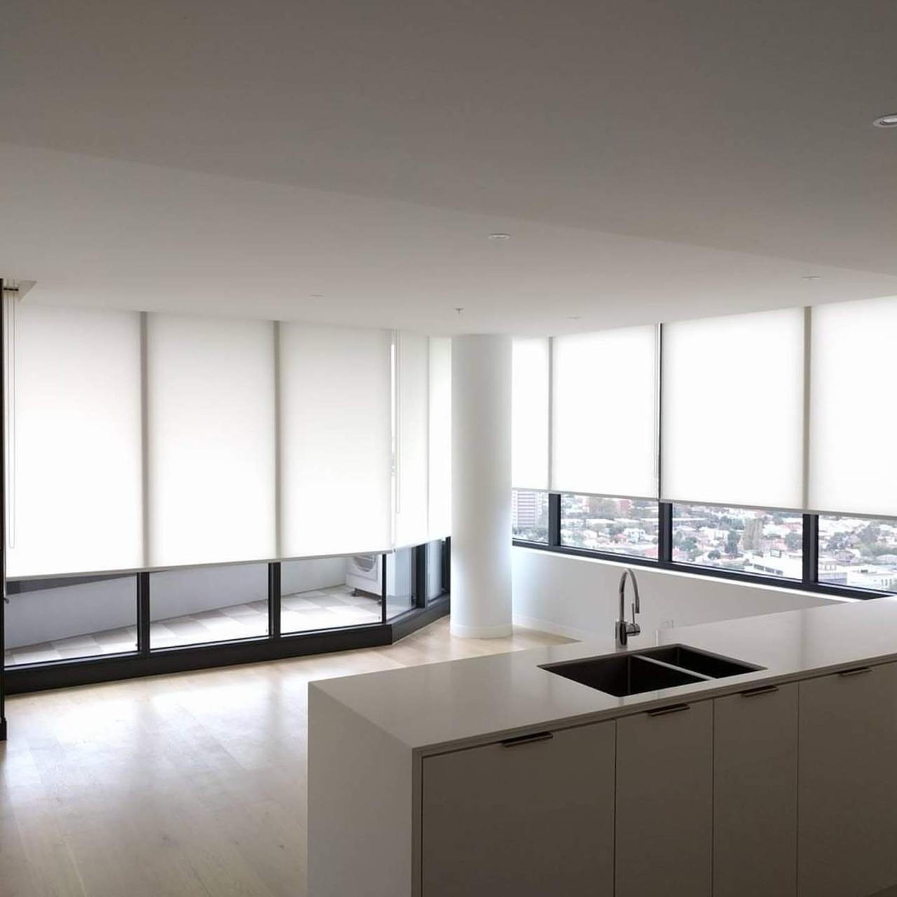 Motorised Roller Blinds for a South Yarra Apartment — photo 4